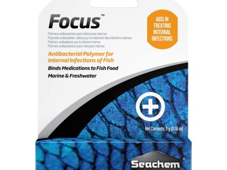 Seachem Laboratories Focus Antibacterial Polymer 1ea 0.2 oz. Online