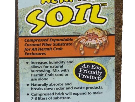 Zoo Med Hermit Soil Coconut Fiber Substrate Natural 1ea 650 g For Discount