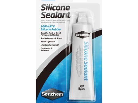 Seachem Laboratories Silicone Sealant and Adhesive Clear, 1ea 3 oz. Hot on Sale