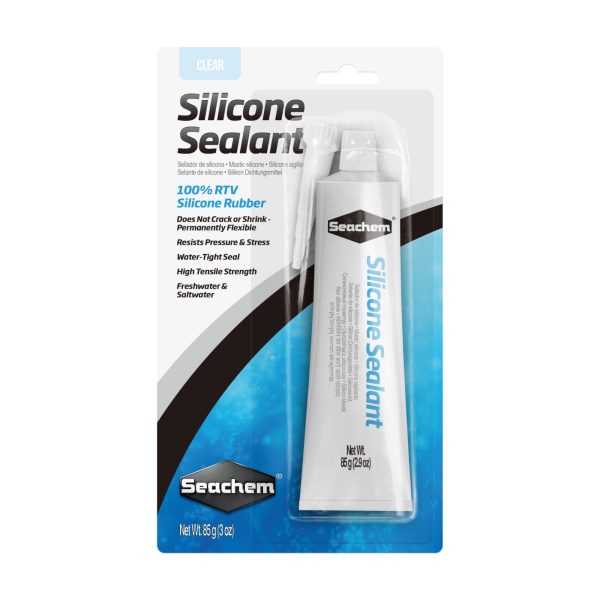 Seachem Laboratories Silicone Sealant and Adhesive Clear, 1ea 3 oz. Hot on Sale