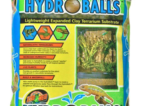 Zoo Med HydroBalls Expanded Clay Terrarium Substrate Brown 1ea 2.5 lb Hot on Sale