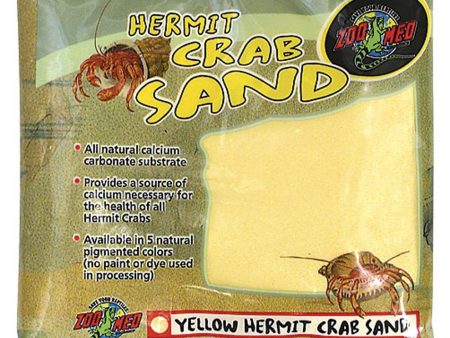 Zoo Med Hermit Crab Sand Yellow 1ea 2 lb Online Hot Sale