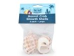 Fluker s Hermit Crab Growth Shells Assorted 1ea 2 pk, LG For Cheap