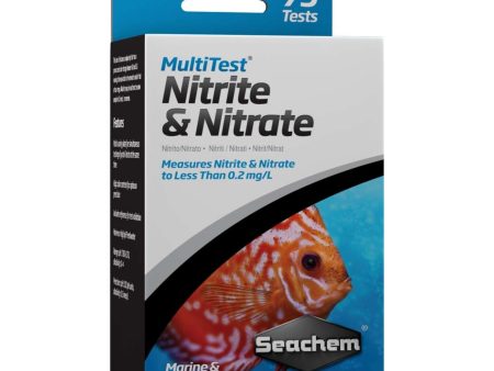 Seachem Laboratories MultiTest Nitrite and Nitrate Test Kit 1ea For Discount