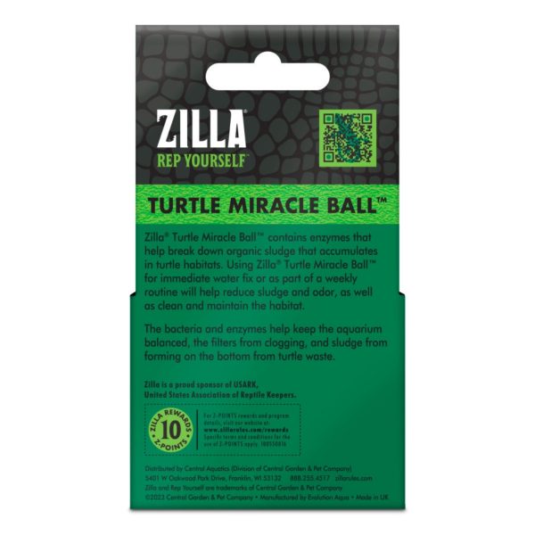 Zilla Turtle Miracle Ball 1ea 4 ct Discount