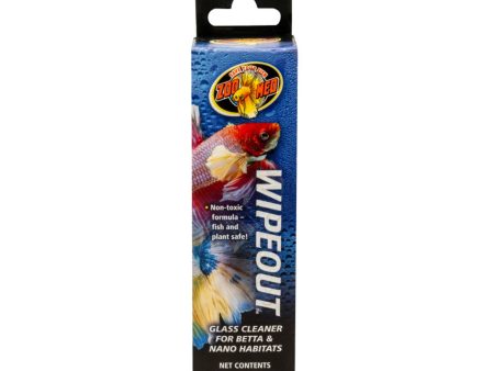 Zoo Med WipeOut Terrarium & Aquarium Glass Cleaner 1ea 2.25oz. Online Hot Sale