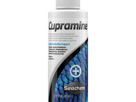 Seachem Laboratories Cupramine Copper Treatment 1ea 3.4 fl. oz. For Sale