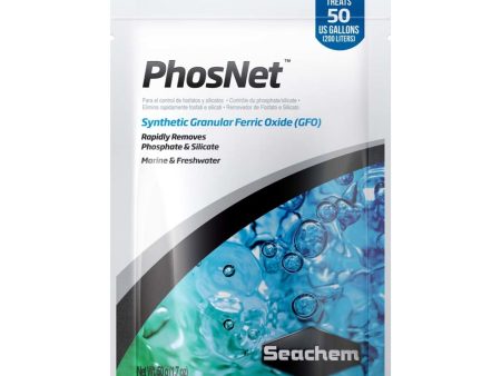 Seachem Laboratories PhosNet Phosphate and Silicate Remover 1ea 50 g Supply