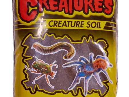 Zoo Med Creatures Creature Soil Black 1ea 1 qt For Discount