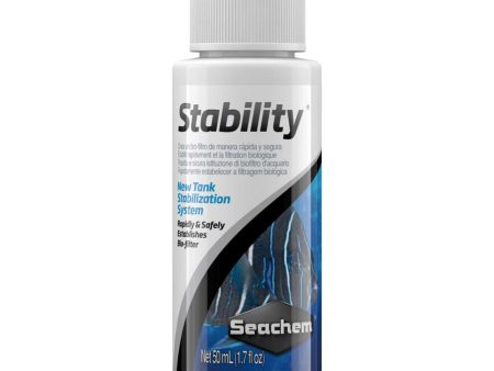 Seachem Laboratories Stability Biological Water Conditioner 1ea 50Ml 1.7 oz. Supply