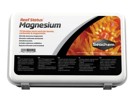 Seachem Laboratories Reef Status Magnesium Carbonate & Borate Test Kit 1ea Online Sale