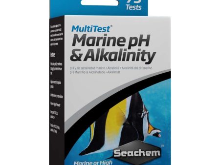 Seachem Laboratories MultiTest Marine pH Alkalinity Test Kit 1ea Discount