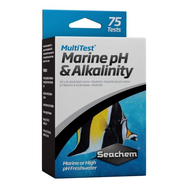 Seachem Laboratories MultiTest Marine pH Alkalinity Test Kit 1ea Discount