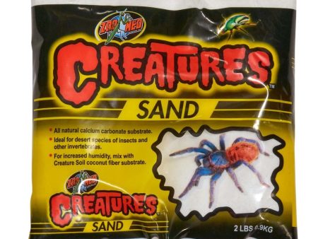 Zoo Med Creatures Sand White 1ea 2 lb Online Sale