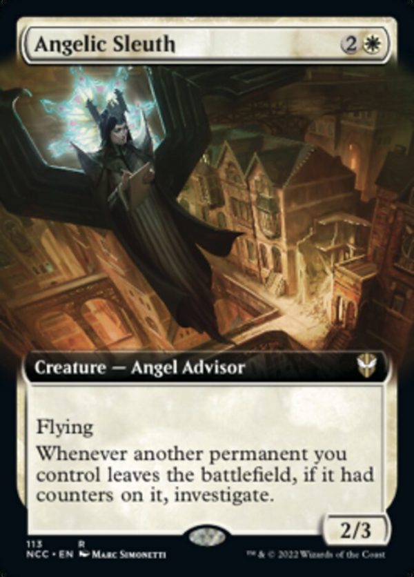 Angelic Sleuth (Extended Art) [Streets of New Capenna Commander] Cheap