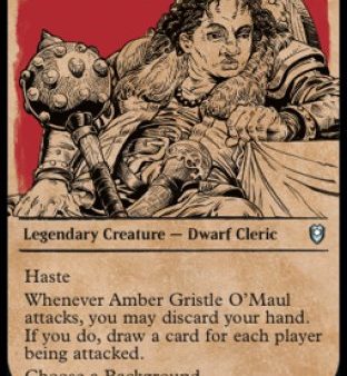 Amber Gristle O Maul (Showcase) [Commander Legends: Battle for Baldur s Gate] For Cheap