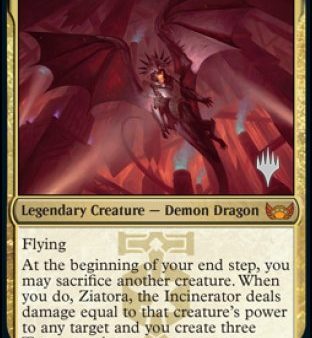 Ziatora, the Incinerator (Promo Pack) [Streets of New Capenna Promos] Supply