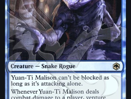 Yuan-Ti Malison (Ampersand Promo) [Dungeons & Dragons: Adventures in the Forgotten Realms Promos] For Cheap