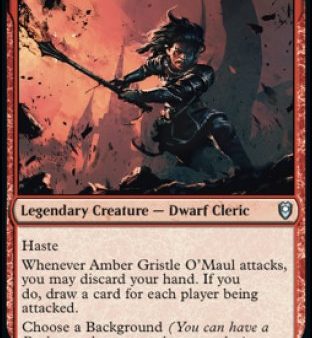 Amber Gristle O Maul [Commander Legends: Battle for Baldur s Gate] Online Sale