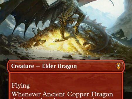 Ancient Copper Dragon (Borderless Alternate Art) [Commander Legends: Battle for Baldur s Gate] Fashion