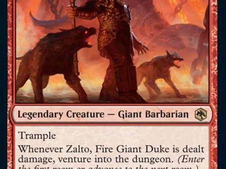 Zalto, Fire Giant Duke [Dungeons & Dragons: Adventures in the Forgotten Realms] For Cheap