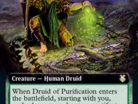 Druid of Purification (Extended Art) [Dungeons & Dragons: Adventures in the Forgotten Realms Commander] For Cheap