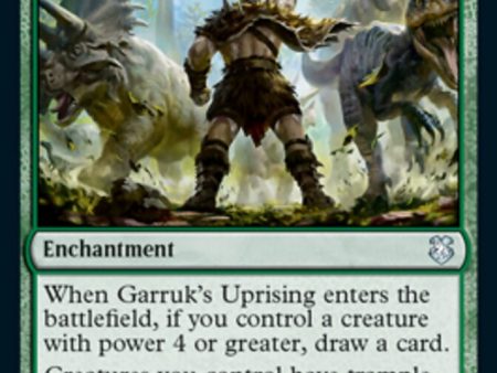 Garruk s Uprising [Dungeons & Dragons: Adventures in the Forgotten Realms Commander] For Cheap