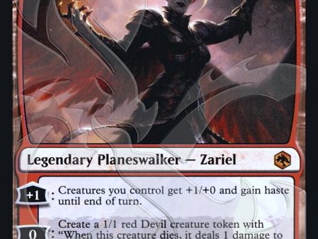 Zariel, Archduke of Avernus (Ampersand Promo) [Dungeons & Dragons: Adventures in the Forgotten Realms Promos] Online Sale