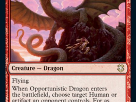 Opportunistic Dragon [Dungeons & Dragons: Adventures in the Forgotten Realms Commander] Cheap