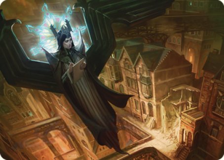 Angelic Sleuth Art Card [Streets of New Capenna Art Series] For Cheap