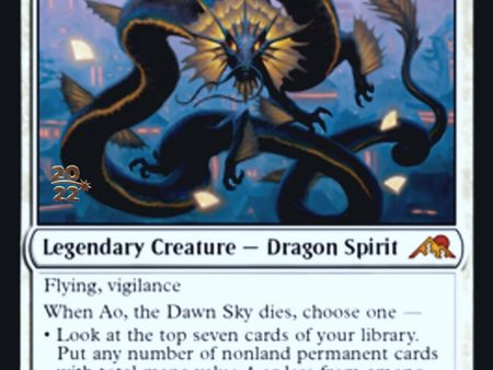 Ao, the Dawn Sky [Kamigawa: Neon Dynasty Prerelease Promos] Hot on Sale