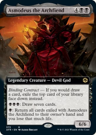 Asmodeus the Archfiend (Extended Art) [Dungeons & Dragons: Adventures in the Forgotten Realms] Cheap