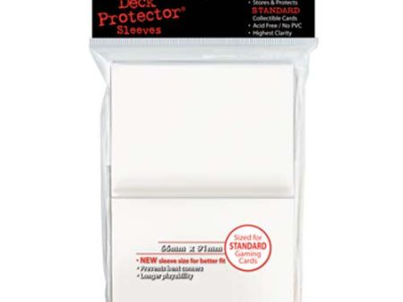 Acc - Sleeve White Plain std 100ct For Discount