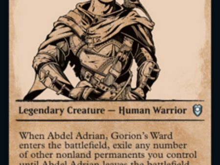 Abdel Adrian, Gorion s Ward (Showcase) [Commander Legends: Battle for Baldur s Gate] Hot on Sale