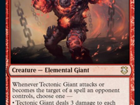 Tectonic Giant [Dungeons & Dragons: Adventures in the Forgotten Realms Commander] on Sale