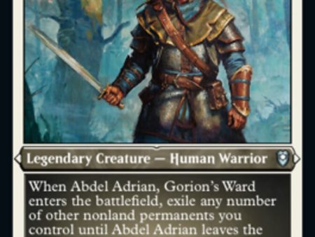 Abdel Adrian, Gorion s Ward (Foil Etched) [Commander Legends: Battle for Baldur s Gate] Online