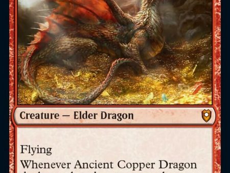 Ancient Copper Dragon [Commander Legends: Battle for Baldur s Gate] Hot on Sale