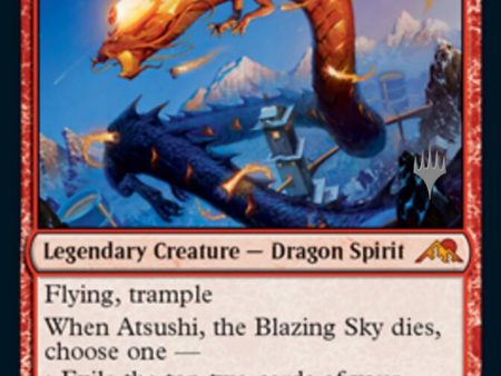 Atsushi, the Blazing Sky (Promo Pack) [Kamigawa: Neon Dynasty Promos] Online Sale