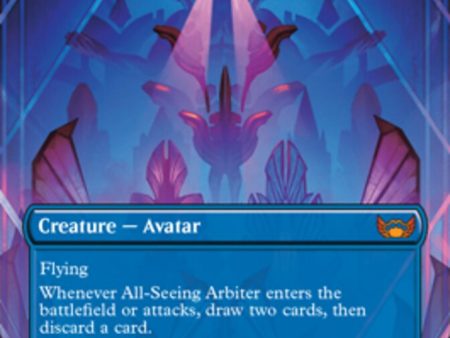 All-Seeing Arbiter (Borderless Alternate Art) [Streets of New Capenna] Discount