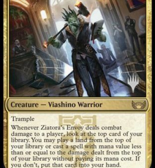 Ziatora s Envoy (Promo Pack) [Streets of New Capenna Promos] Online Sale