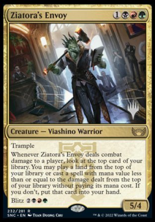 Ziatora s Envoy (Promo Pack) [Streets of New Capenna Promos] Online Sale