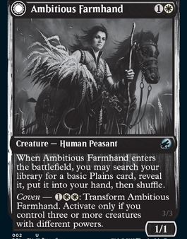 Ambitious Farmhand    Seasoned Cathar [Innistrad: Double Feature] on Sale