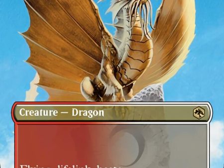 Adult Gold Dragon (Borderless Alternate Art) [Dungeons & Dragons: Adventures in the Forgotten Realms] Online now