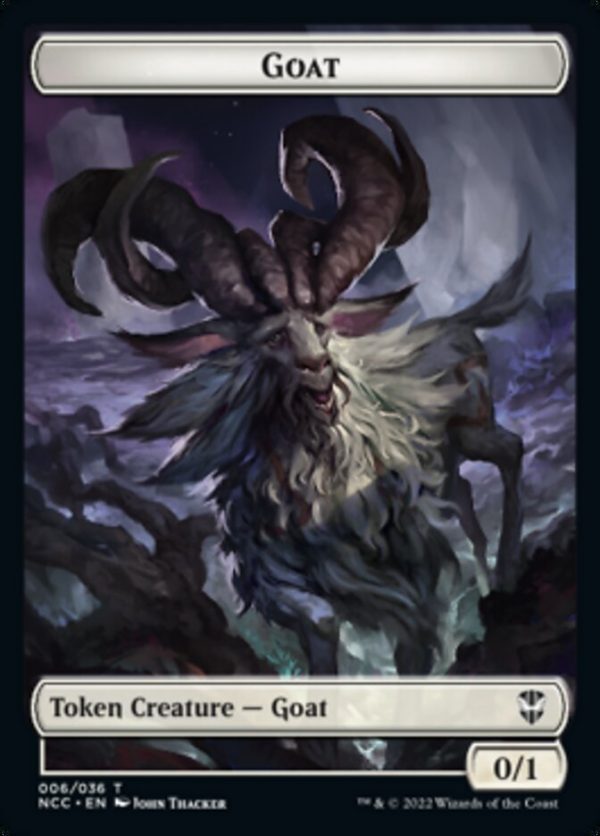 Zombie    Goat Double-Sided Token [Streets of New Capenna Commander Tokens] on Sale