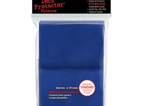 Acc - Sleeve Blue Plain Std 100ct Supply