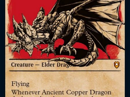 Ancient Copper Dragon (Showcase) [Commander Legends: Battle for Baldur s Gate] For Cheap