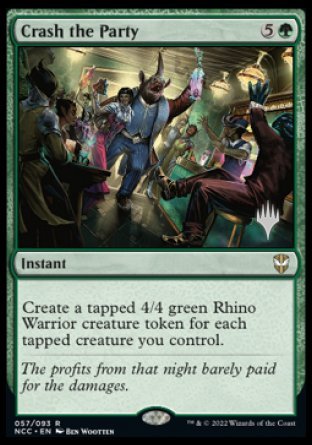 Crash the Party (Promo Pack) [Streets of New Capenna Commander Promos] Hot on Sale