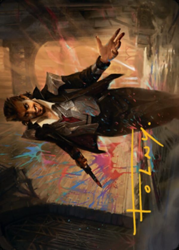 Anhelo, the Painter Art Card (Gold-Stamped Signature) [Streets of New Capenna Art Series] Supply