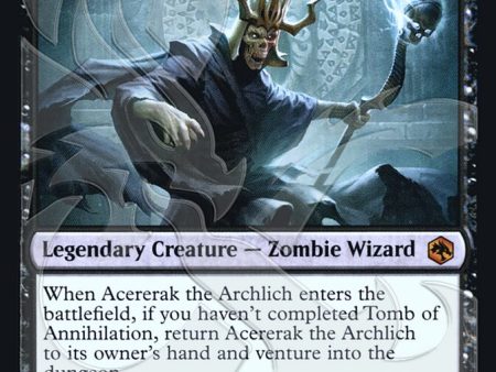 Acererak the Archlich (Ampersand Promo) [Dungeons & Dragons: Adventures in the Forgotten Realms Promos] Hot on Sale