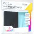 Gamegenic PRIME Double Sleeving Pack: Black (80) For Cheap